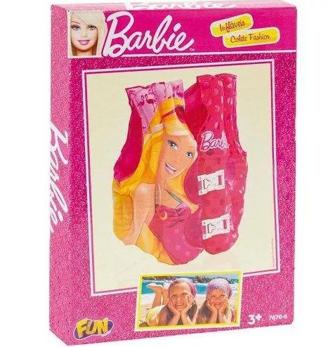 Colete Inflável Barbie Fashion Infantil - Intex - Fun