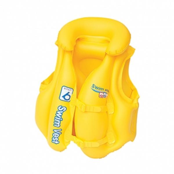 Colete Inflável Swim Safe Amarelo - Belfix