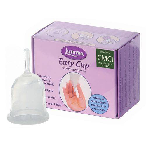 Coletor Menstrual Easy Cup - Cmci (colo Médio Curto - Fluxo Intenso)