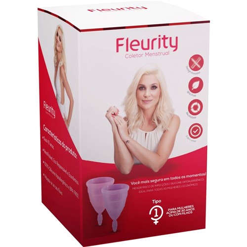 Coletor Menstrual Flávia Alessandra Tipo 1 Fleurity