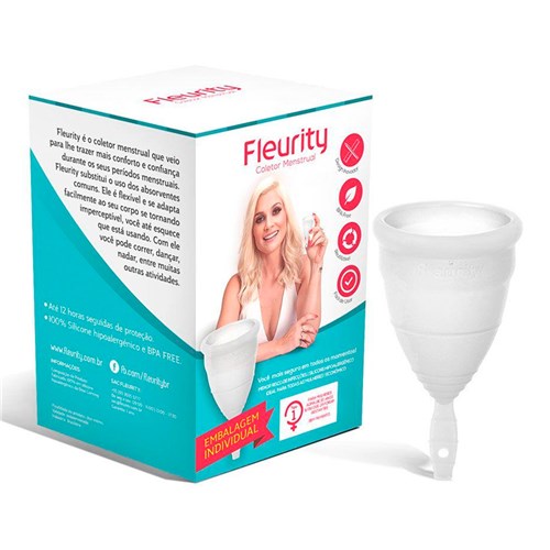 Coletor Menstrual Fleurity Tipo 1 Incolor 1 Unidade