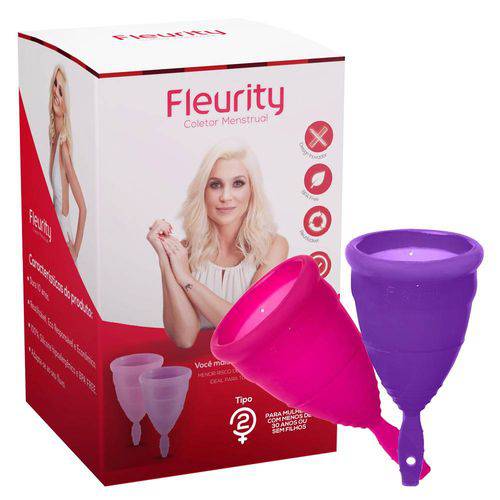 Tudo sobre 'Coletor Menstrual Fleurity - Tipo 1 - Kit com 2 Coletores'