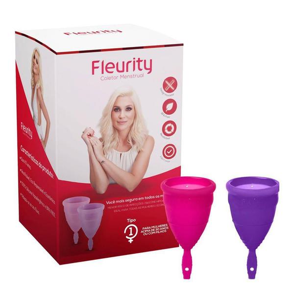 Coletor Menstrual Fleurity Tipo 1 - 2unidades