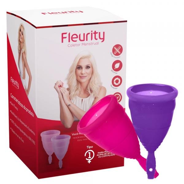 Coletor Menstrual Tipo 1 Fleurity - Cuidados Femininos