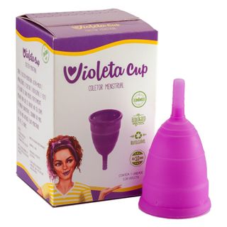 Coletor Menstrual Tipo B (-30 Anos ou Sem Filhos) Violeta Cup - Cuidados Íntimos 1 Un