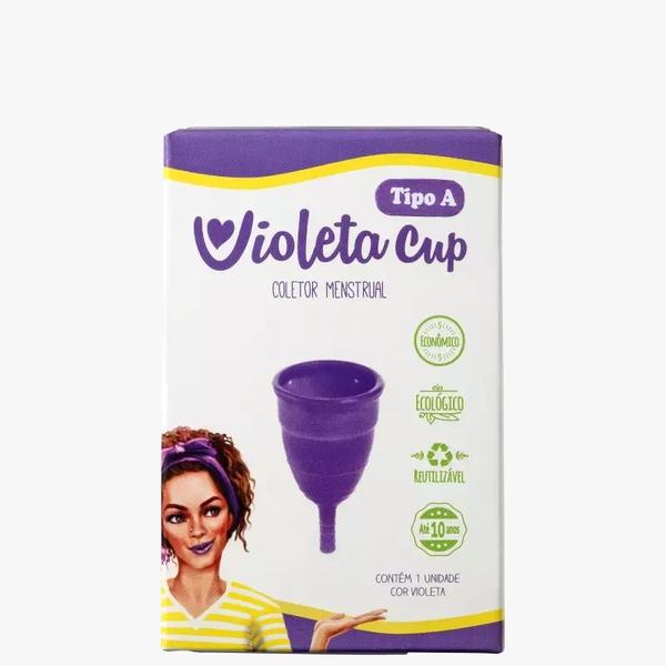 Coletor Menstrual - Violeta Cup - Tipo a - Cor Violeta