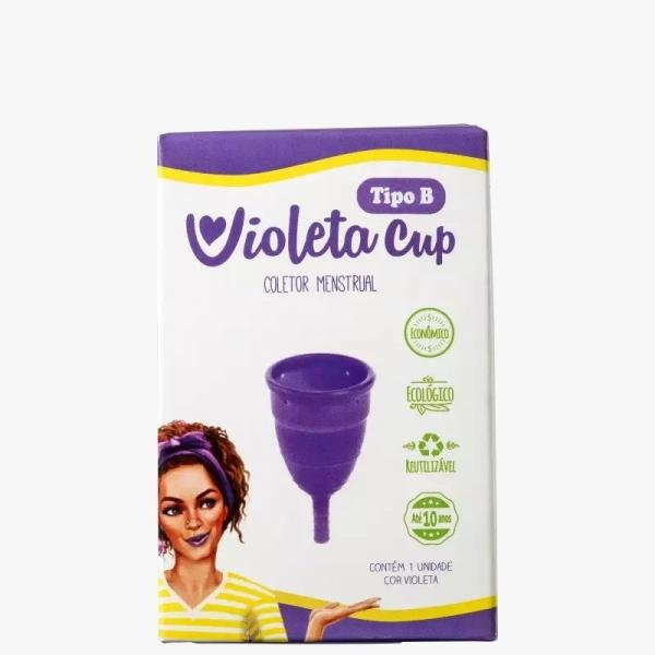 Coletor Menstrual - Violeta Cup - Tipo B - Cor Violeta