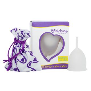 Coletor Menstrual Violeta Cup - Transparente Tipo B 1 Un