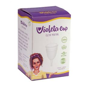 Coletor Menstrual Violeta Cup - Transparente Tipo B