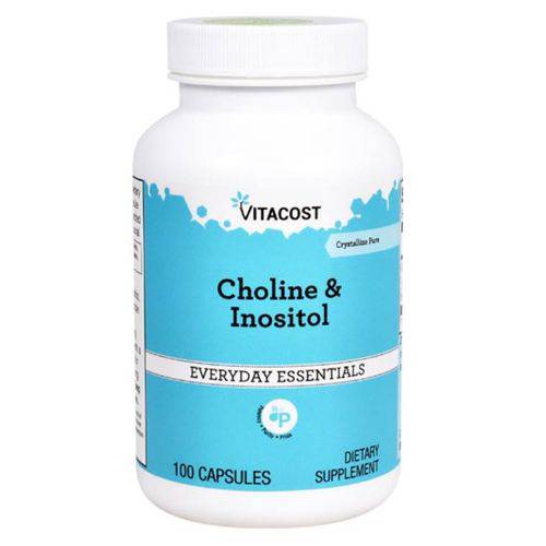 Tudo sobre 'Colina & Inositol 500mg 100cps Vitacost'