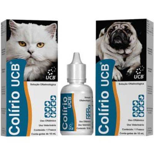 Colirio Ucb para Cães e Gatos - 15 Ml