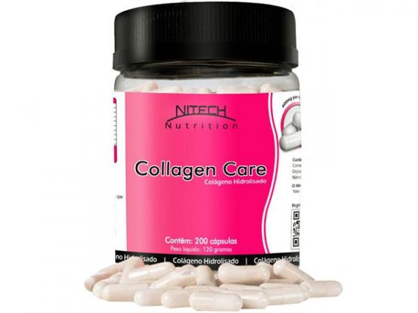 Collagen Care 200 Cápsulas - Nitech Nutrition