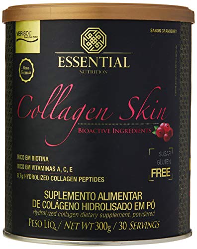 Collagen Skin - 300g Cranberry - Essential Nutrition, Essential Nutrition