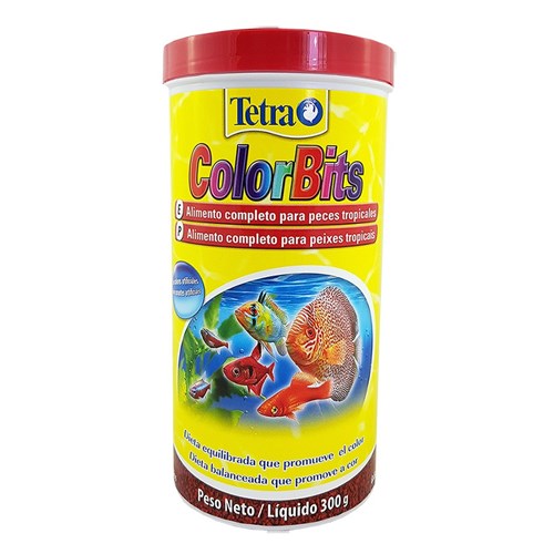 ColorBits 300g Grânulos Tetra Ração Peixes Tropicais