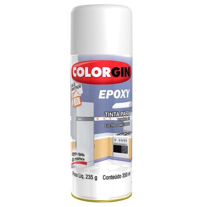 Colorgin Epoxy Spray 350ml Branco Brilhante Branco Brilhante