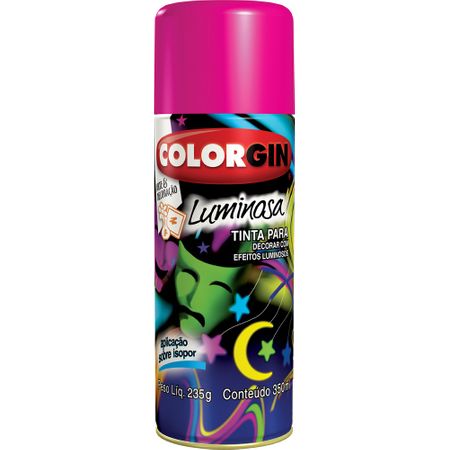 Colorgin Luminoso Spray 350 Ml Amarelo
