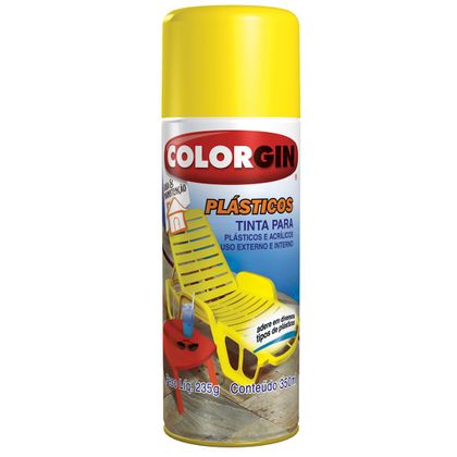 Colorgin Plásticos Spray 350ml Branco 350 Ml
