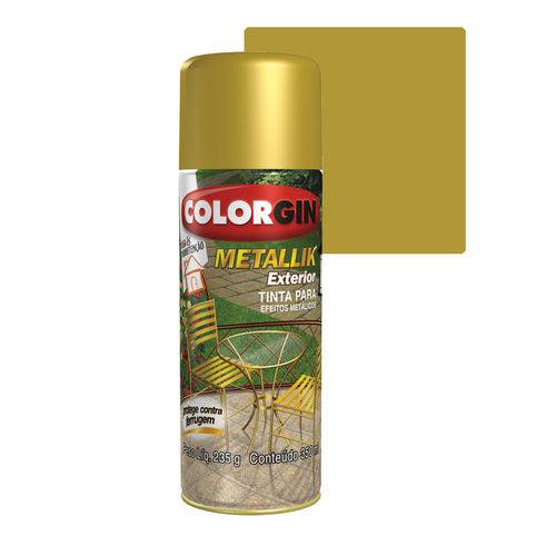 Colorgin Spray Metallik Exterior Ouro 350ML