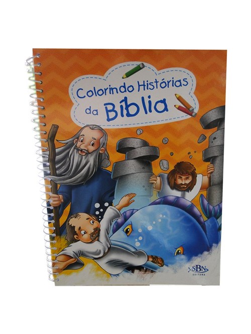 Colorindo Histórias da Bíblia Espiral