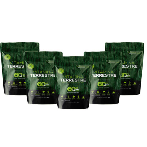 Combo 05 Vitaminas Terrestre Fertilizante Orgânico Classe a