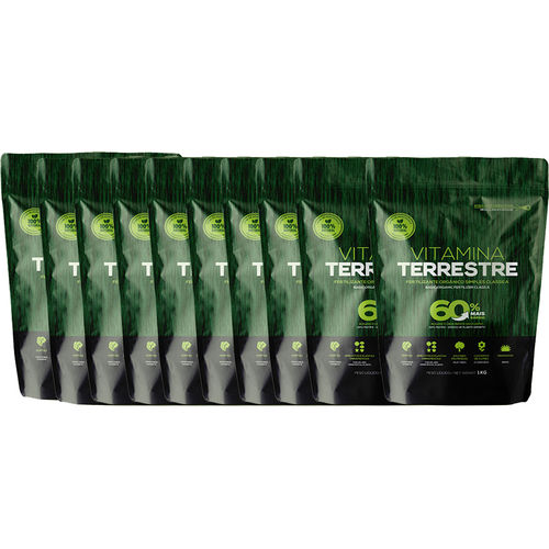 Combo 10 Vitaminas Terrestre Fertilizante Orgânico Classe a