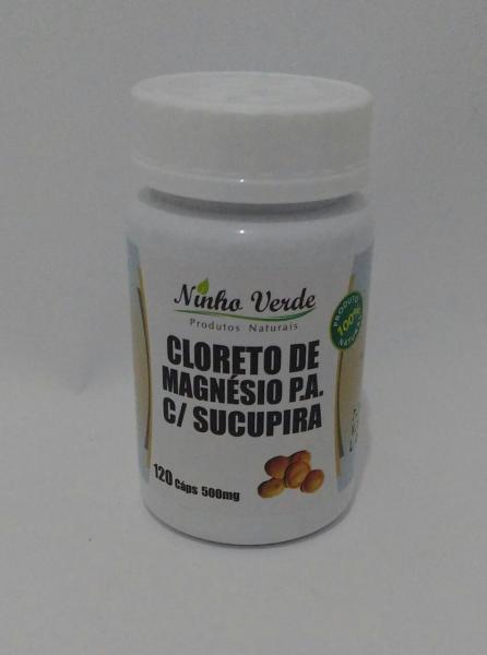 Cloreto Magnésio PA com Sucupira 120 Cápsulas Ninho Verde