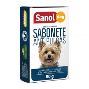 Sabonete Antipulgas Sanol Dog