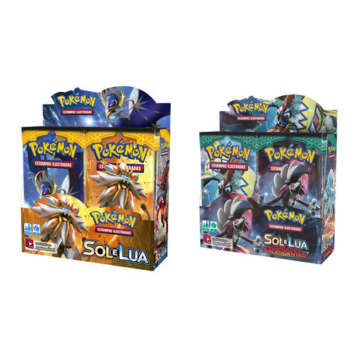 Tudo sobre 'Combo Box Booster Pokemon Sol e Lua 1 + Sol e Lua 2'