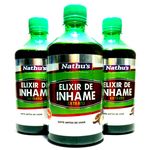 Elixir de Inhame Extrato de 500ml Combo com 3 Frascos