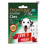 Combo Frontline Plus Cães 20 a 40kg Merial 3 Pipetas