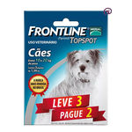 Combo Frontline Top Spot Cães 10 a 20kg Merial 3 Pipetas