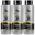 Combo 3 Gloss Matizador Magic Color 3d Blond Black 500 Ml