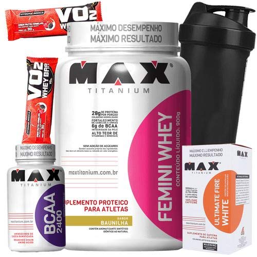 Combo Kit para Mulheres Secar Perder Barriga Culote Gordura Whey Protein Feminino 900g Cafeina 60caps Bcaa 2400 Wey Way