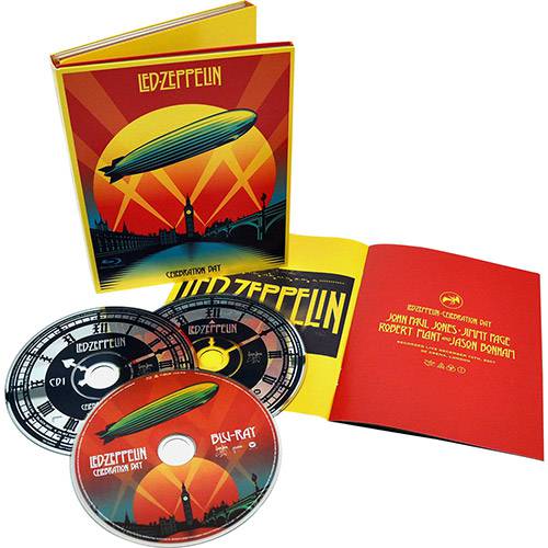 Tudo sobre 'Combo Led Zeppelin - Celebration Day (Blu-ray+CD Duplo)'