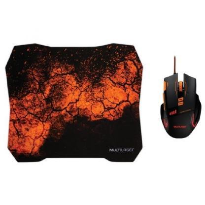 Combo Mouse + Mouse Pad Gamer Mo256 - Multilaser
