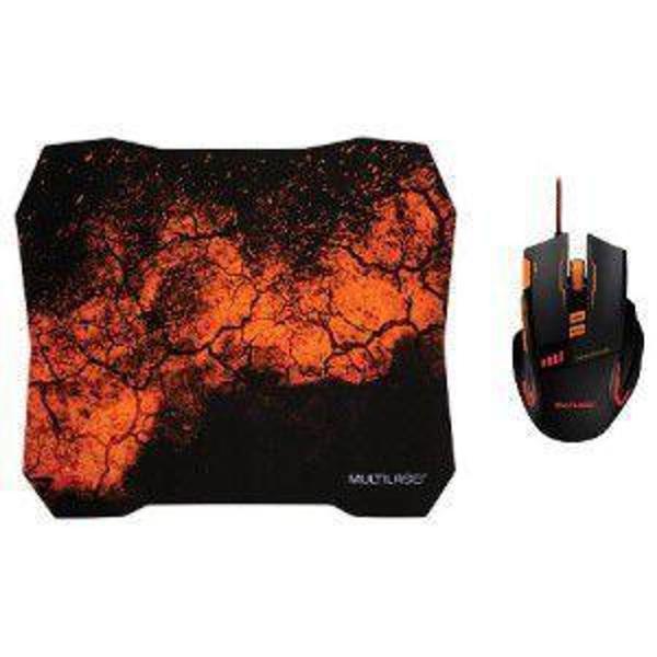 Combo Mouse + Mouse PAD Gamer MO256 - Multilaser