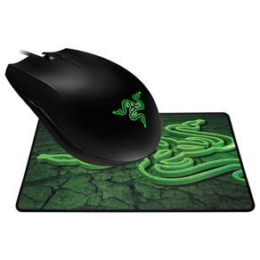 Combo Mouse Razer Abyssus 1800 DPI Green + Mousepad Goliathus Speed (Pequeno)