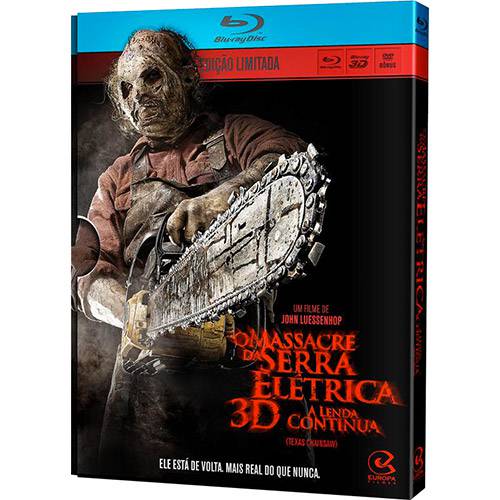 Tudo sobre 'Combo - o Massacre da Serra Elétrica - a Lenda Continua (DVD de Extras + Blu-Ray + Blu-Ray 3D) Edição Limitada'