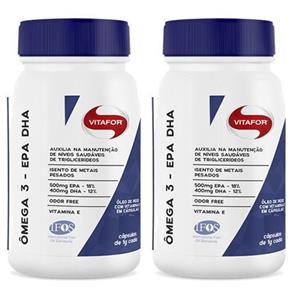 Combo 2 - Omegafor - 60 Cápsulas 1G - Vitafor