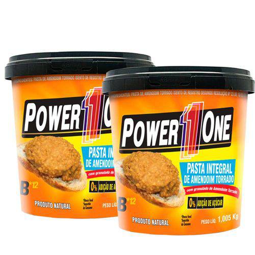 Combo Pasta de Amendoim Crocante (1kg Cada) - Power One