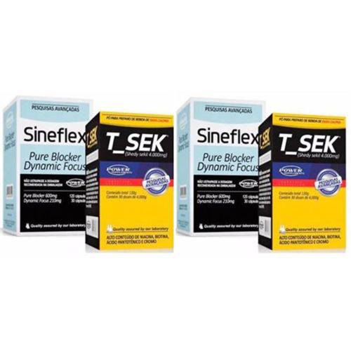 Combo Sineflex + T Sek - 2 de Cada!!! Power Supplements