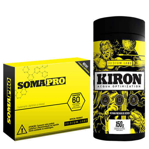 Combo Somapro + Kiron Diurético - Iridium Labs 