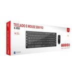 Combo Teclado+mouse Wireless C3tech K-w50bk 2.4ghz Business