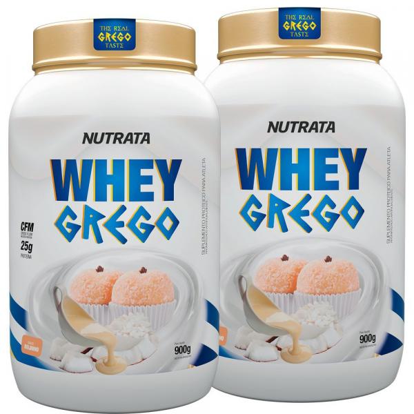 COMBO 2 Unidades Whey Protein GREGO - Nutrata Suplementos - 900g