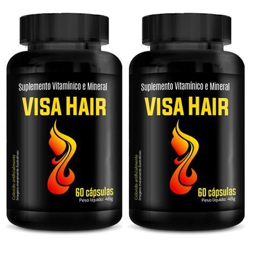 Combo 2 - Visa Hair - 60 Cápsulas - Intlab