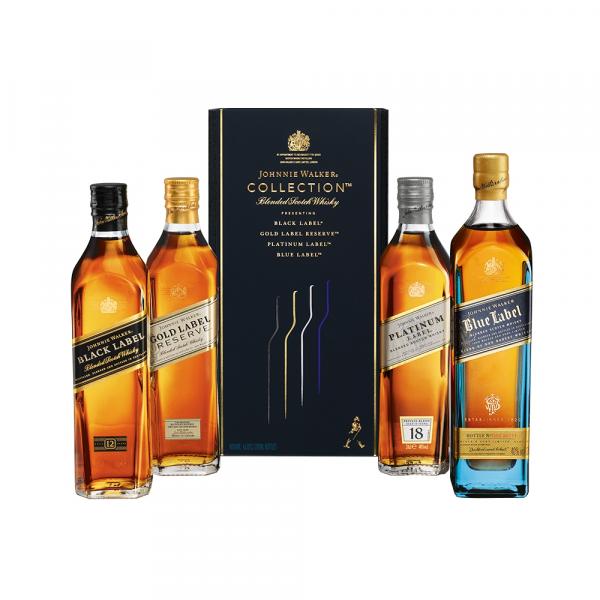 COMBO WHISKY JOHNNIE WALKER The Collection 200ml - 4 Unidades