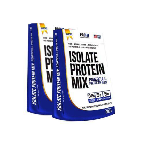 COMBO 2x ISOLATE MIX PROTEIN 900G REFIL - PROFIT LABS