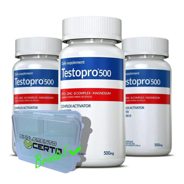Combo 3x Testopro 500 60 Cápsulas - Inove Nutrition