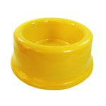 Comedouro Furacão Pet Plástico Amarelo - 350ml