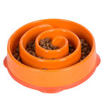 Comedouro Lento Fun Feeder – Espiral - Laranja - P